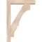Ekena Millwork Balboa Block Smooth Bracket w/ Offset Brace, Douglas Fir, 5 1/2"W x 26"D x 38"H BKT0604X26X38BOA05SDF - alternate 2